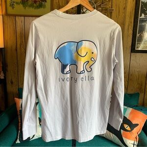 Ivory Ella 100% Organic Cotton Long Sleeve Pocket Tee